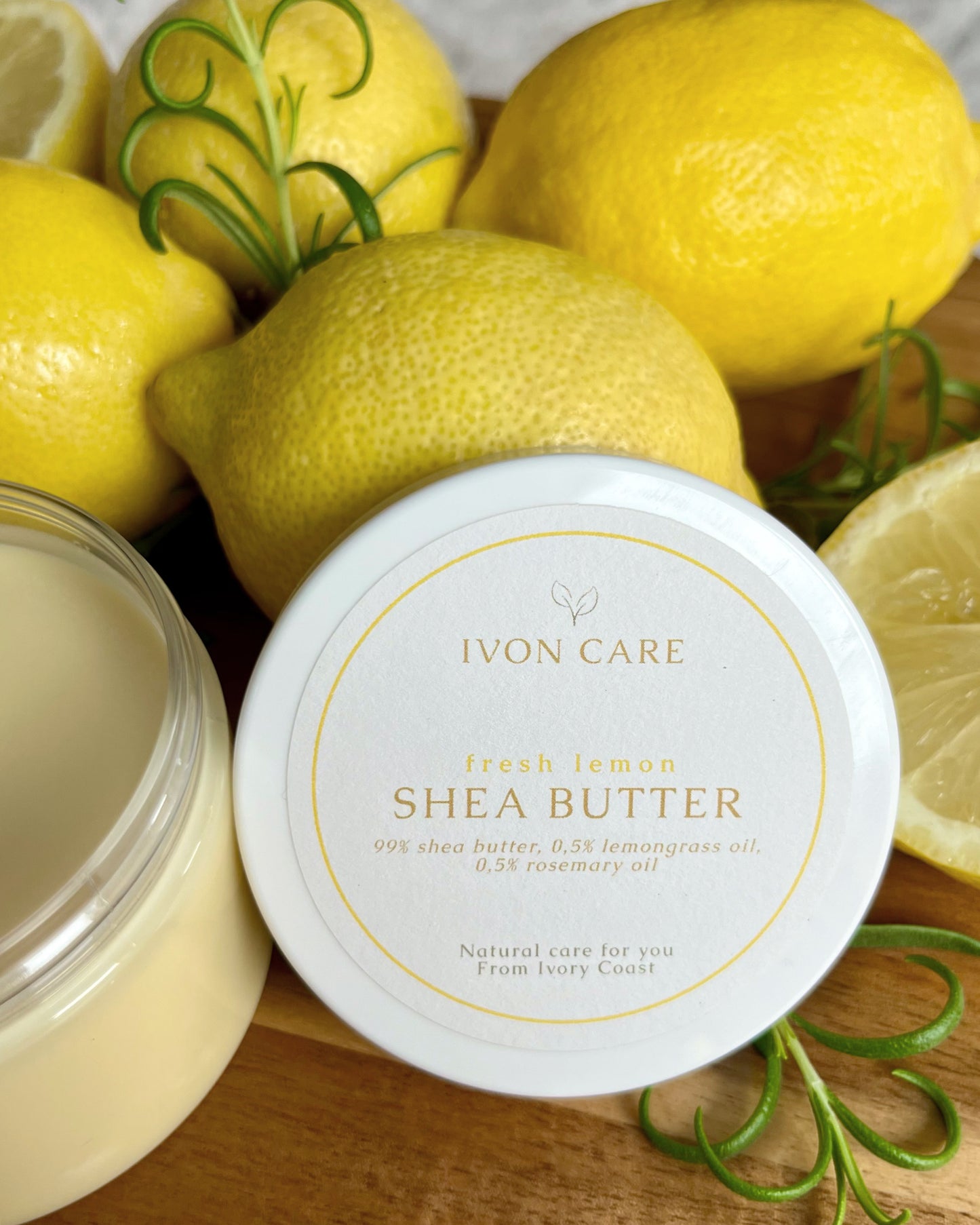 Oraffinerat Sheasmör Fresh Lemon 150ml