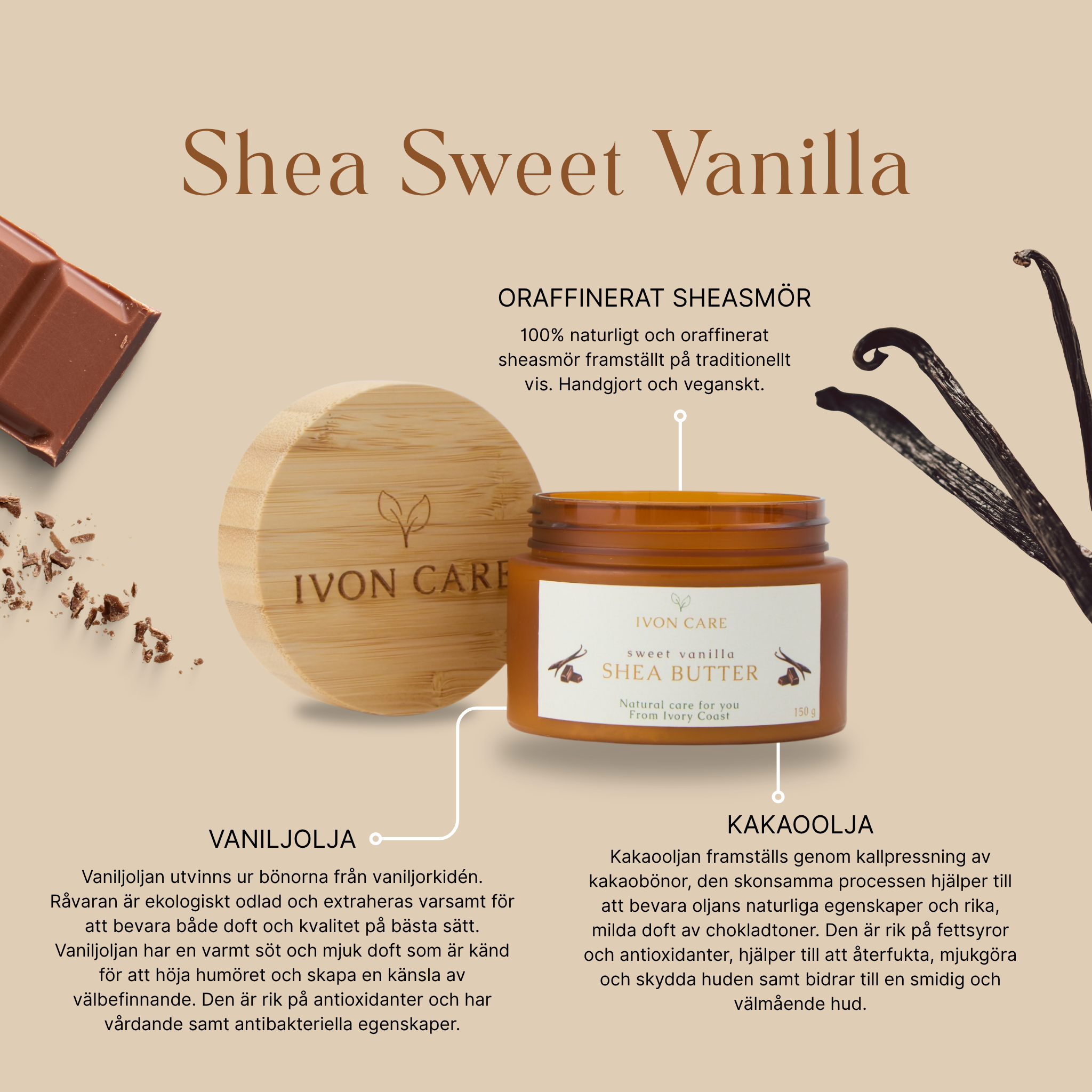 Shea Sweet Vanilla - 150 g